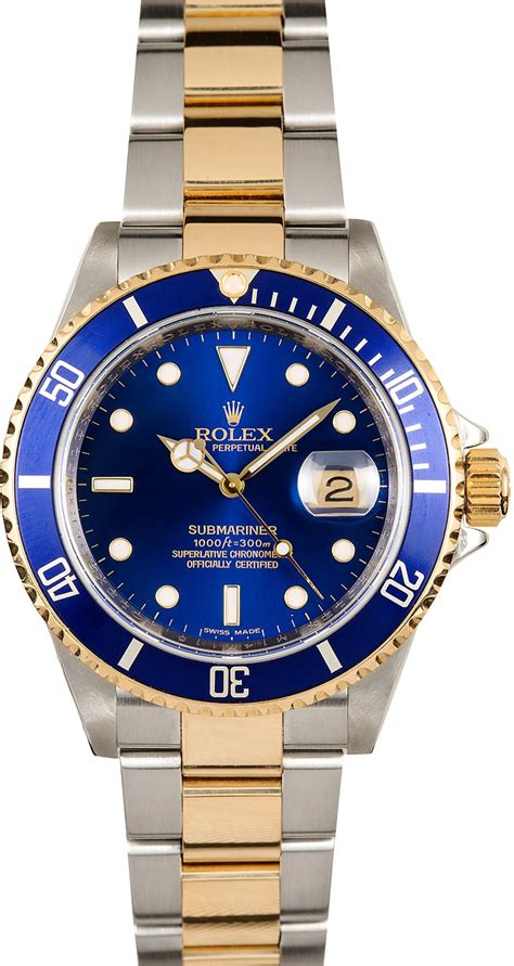 rolex 16613 blue price|Rolex submariner model 16613 price.